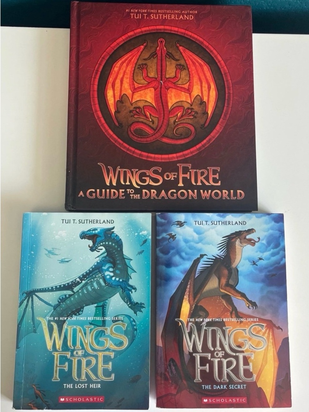 Wings of Fire Tui T. Sutherland Guide to the Dragon World Lost Heir Dark Secret